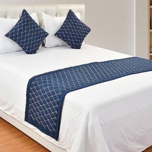 Ultrasonic Quilted Velvet Bed Runner